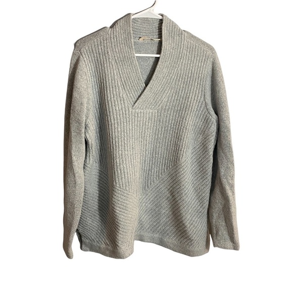 Soft Surroundings Gray Sweater Size Medium - Picture 1 of 6
